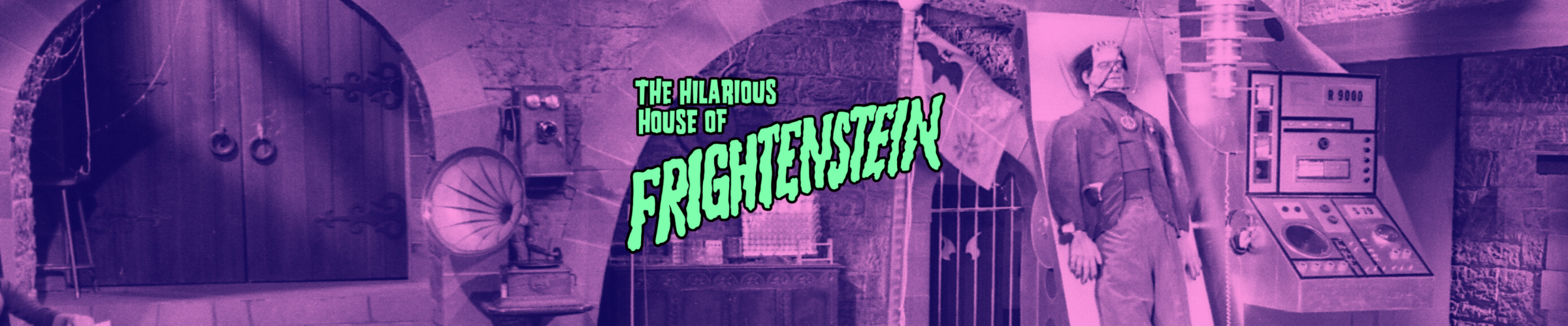Hilarious House of Frightenstein Banner Image