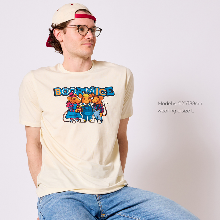 TVO Bookmice Tee - Ivory