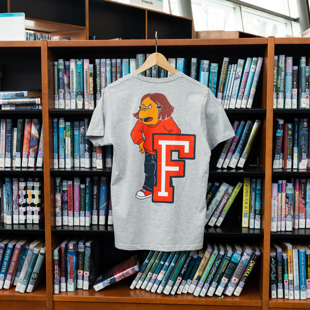 Arthur 'F is for Francine' T-Shirt - Heather Grey