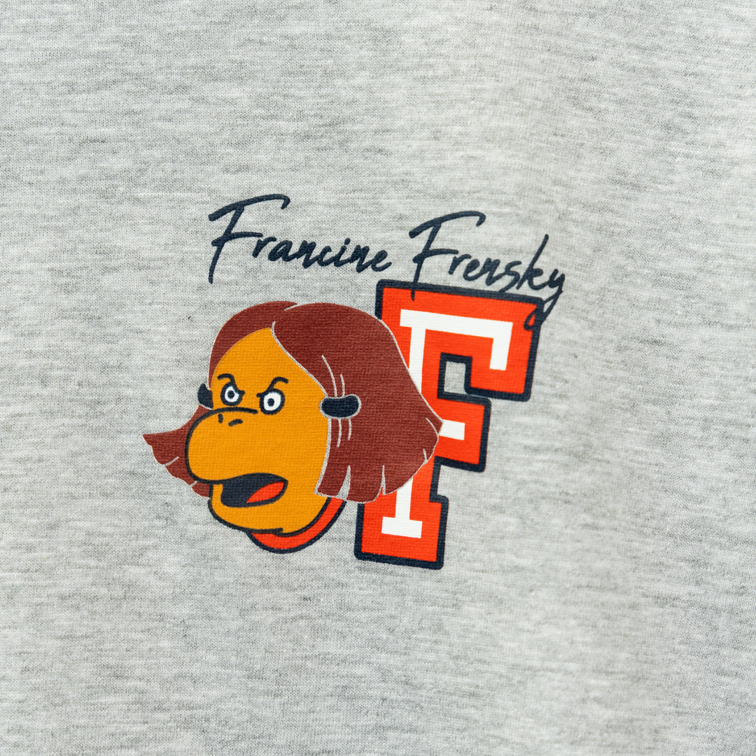 Arthur 'F is for Francine' T-Shirt - Heather Grey