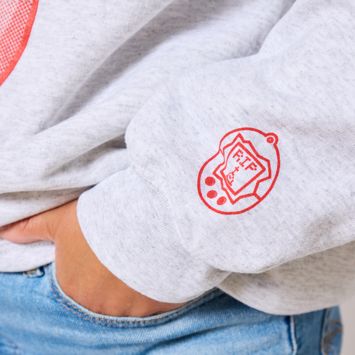 Retrokid Originals Sweet Friend Crew - Heather Grey