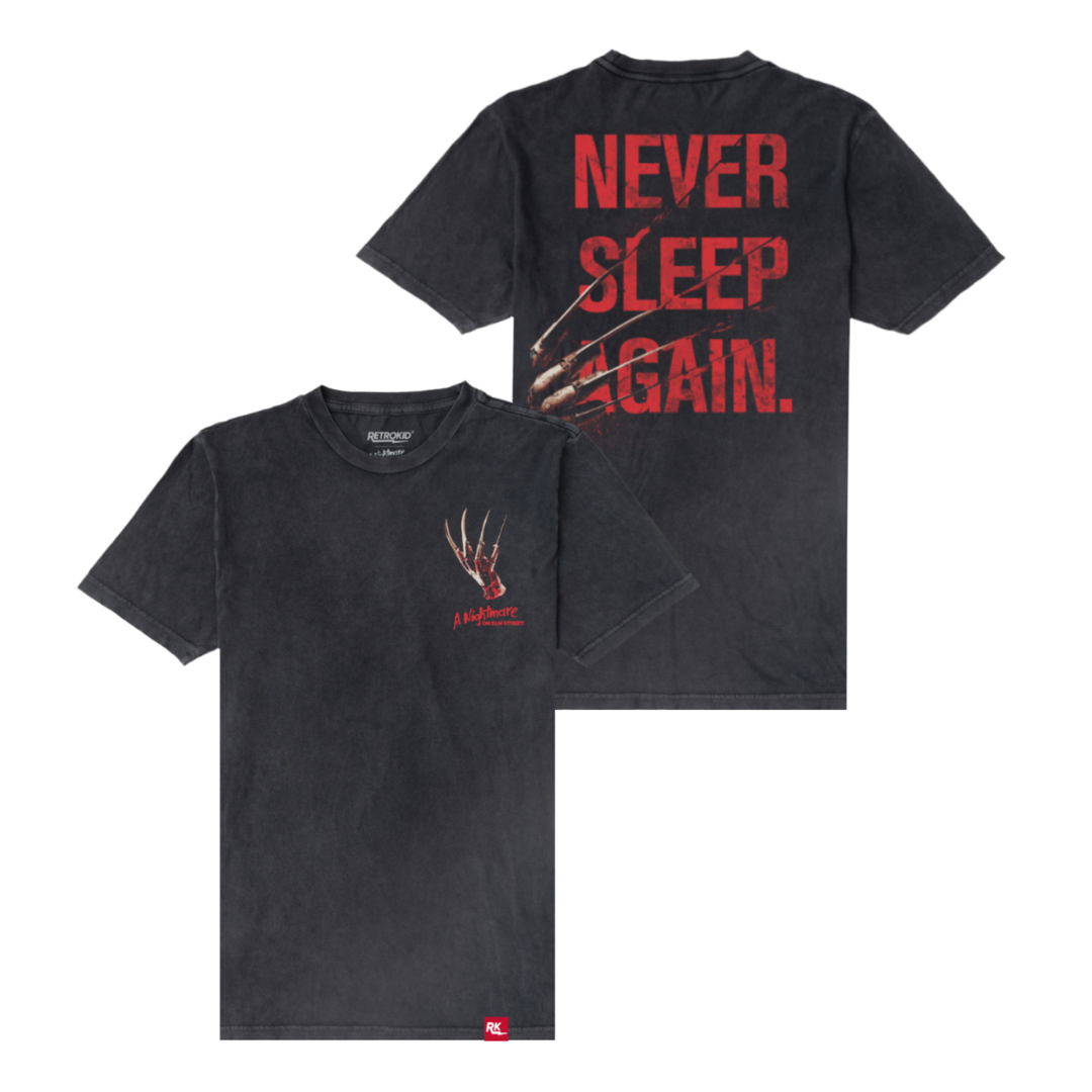 Nightmare On Elm Street Never Sleep Again Vintage Tee Retrokid