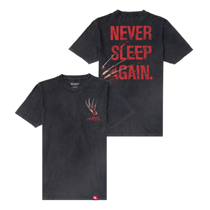 Nightmare On Elm Street Never Sleep Again Vintage Tee Retrokid