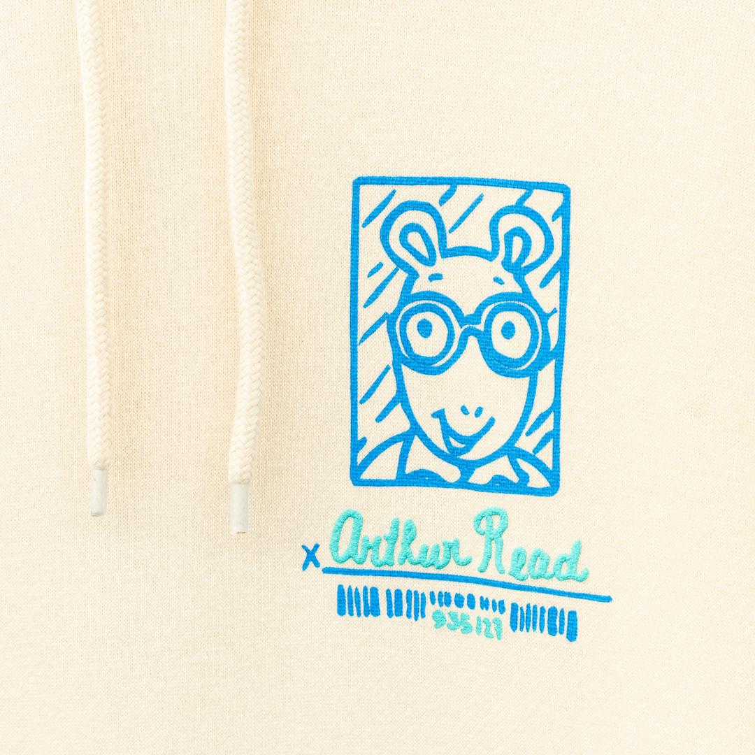 Arthur Library Card Hoodie - Ivory
