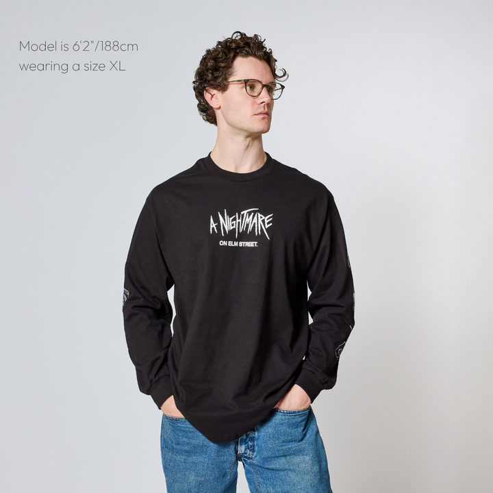 Nightmare On Elm Street Glow in the Dark Long Sleeve Retrokid