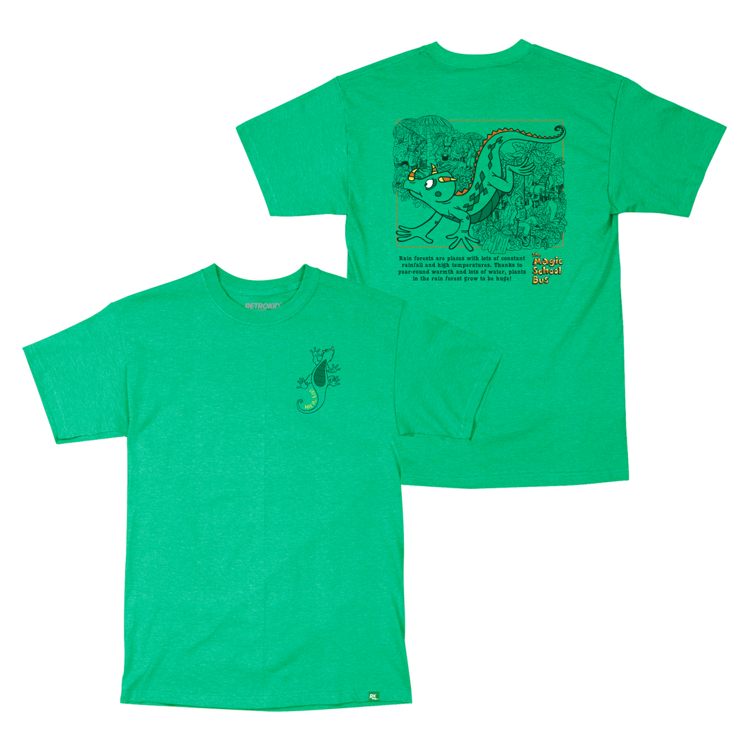 Magic School Bus Hit It Liz T-Shirt - Heather Green