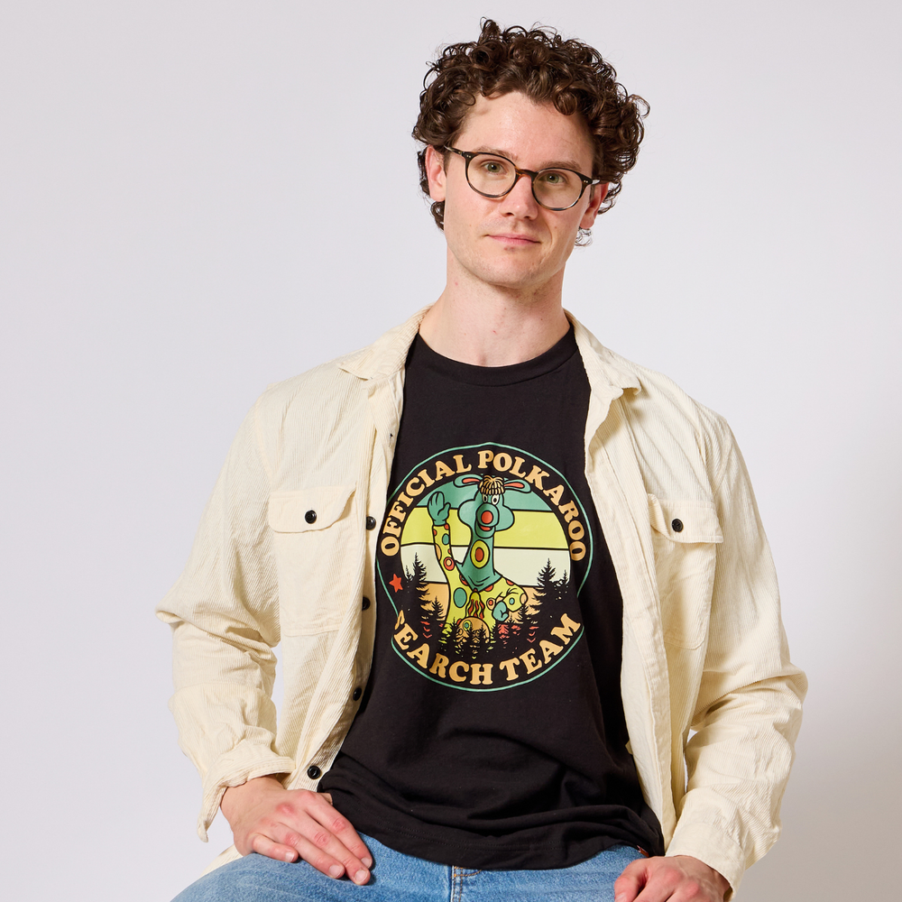 TVO Polkaroo Search Team Tee - Black