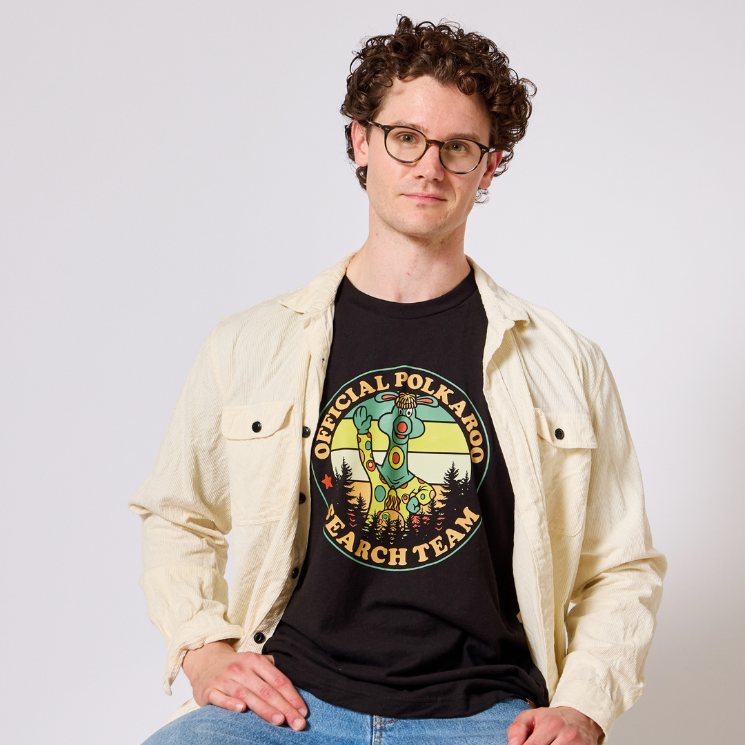 TVO Polkaroo Search Team Tee - Black