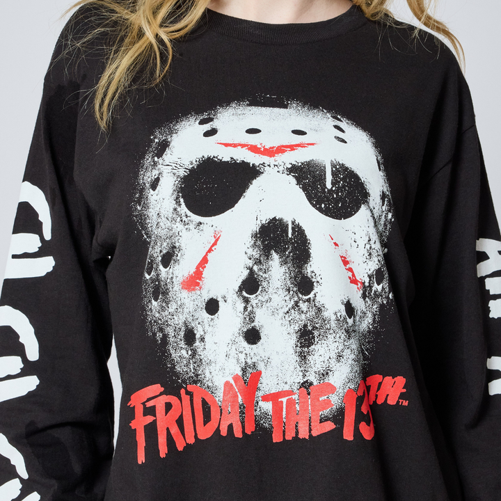 Friday The 13th Vorhees Long Sleeve Retrokid