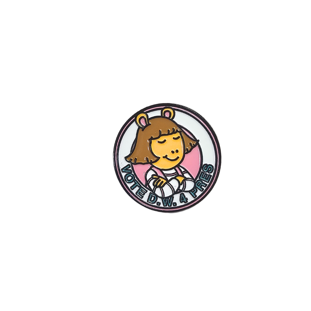 Arthur D.W. for Pres Collectible Pin