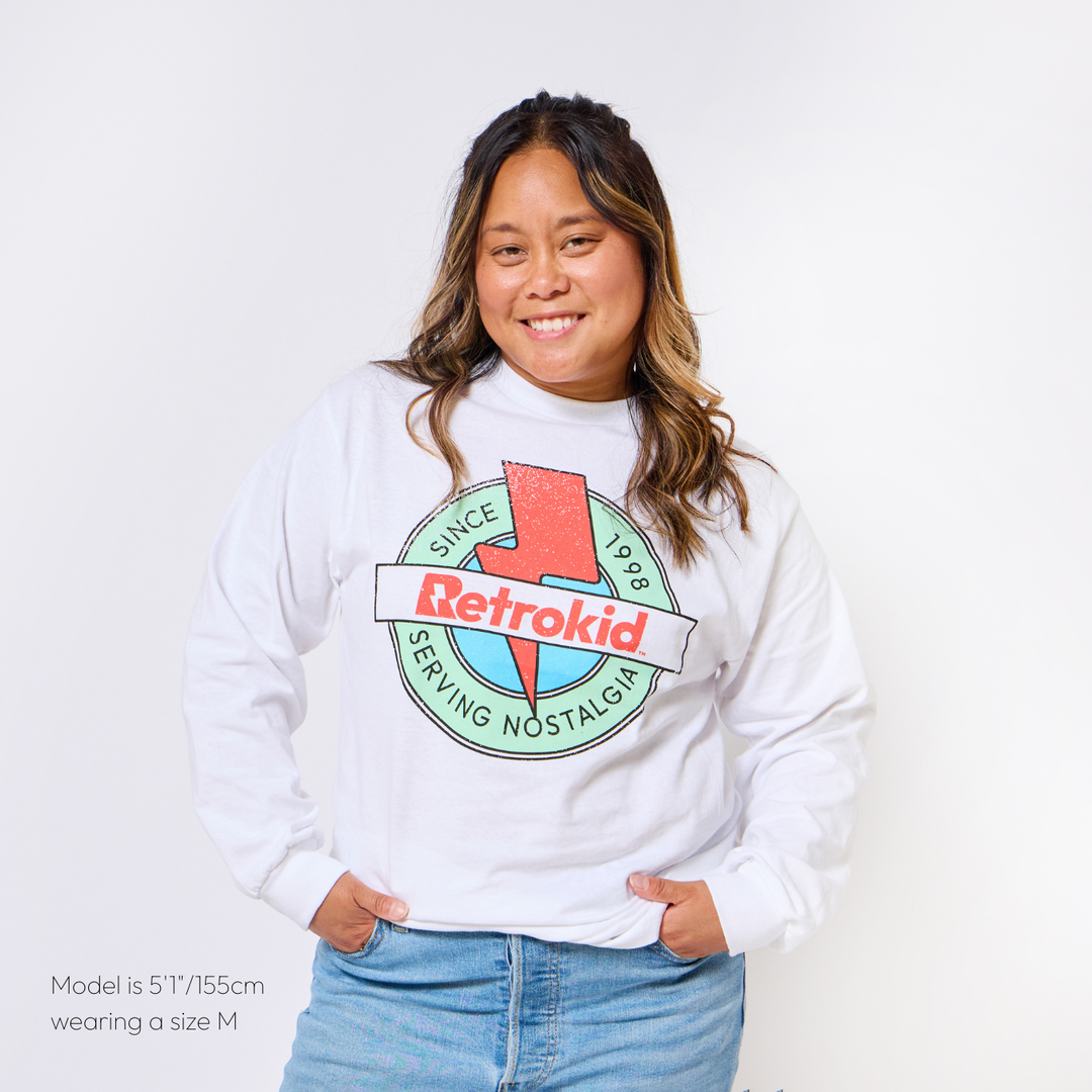 Retrokid Originals '90s Long Sleeve - White