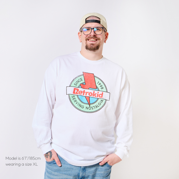 Retrokid Originals '90s Long Sleeve - White