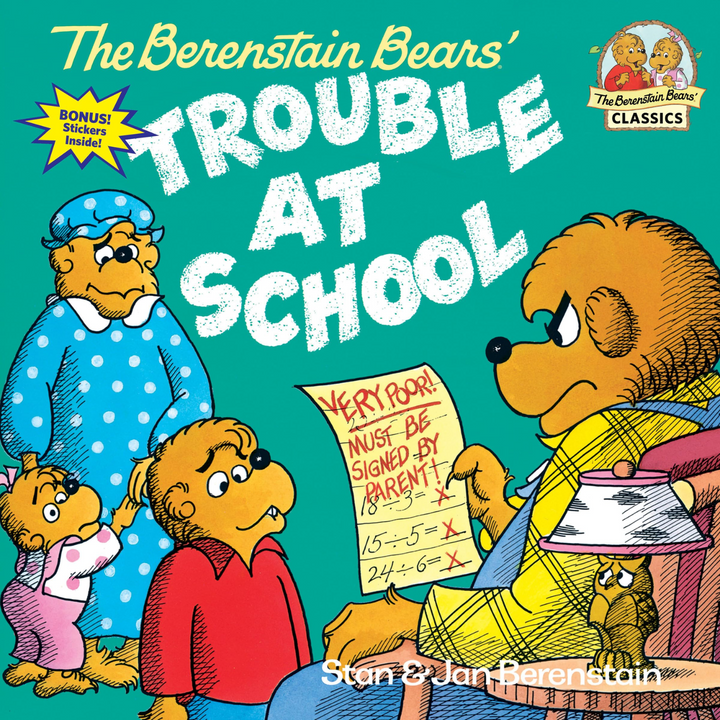 Berenstain Bears Retrokid Brother Bear Sister Bear Mama Bear Papa Bear