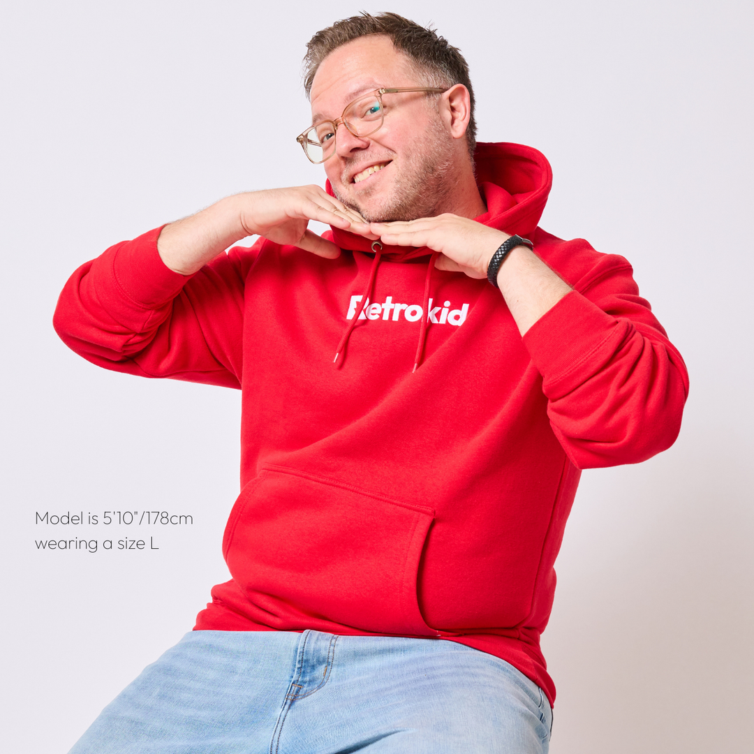 Retrokid Originals Signature Hoodie - Red