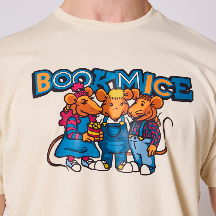 TVO Bookmice Tee - Ivory