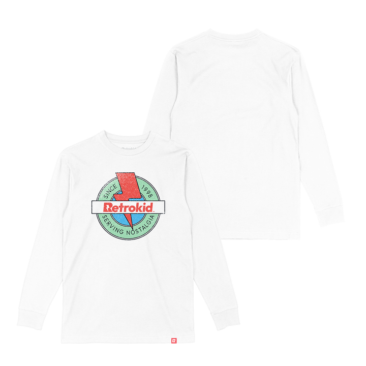 Retrokid Originals '90s Long Sleeve - White