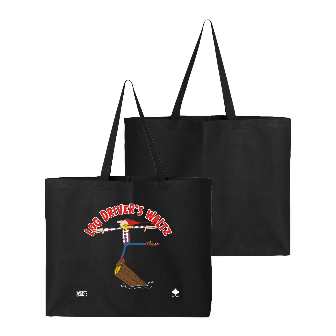 Log Driver's Waltz Tote Bag - Black – Retrokid.ca