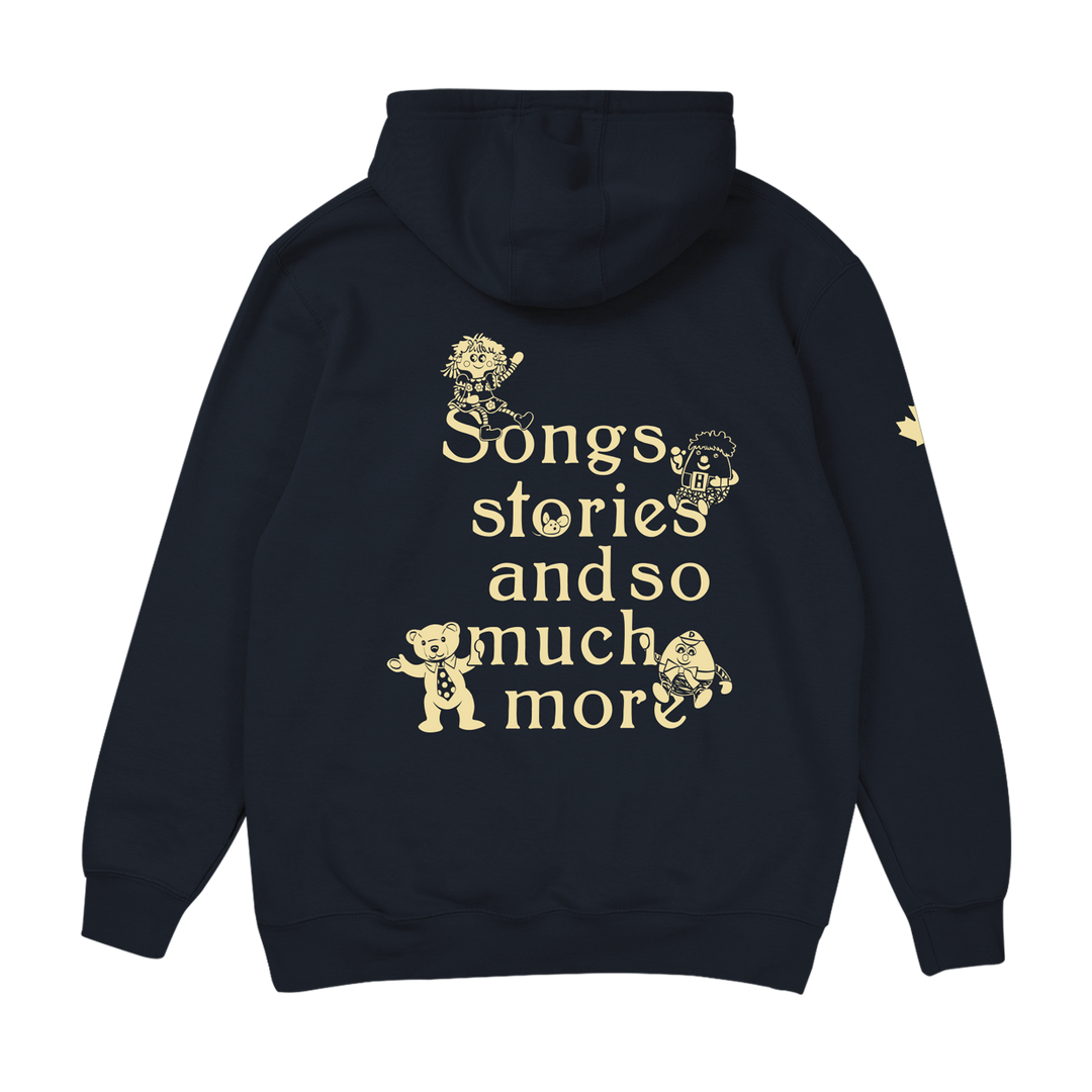 TVO Polka Dot Door Hoodie - Navy