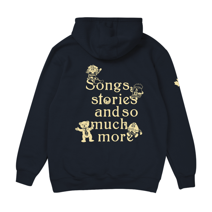 TVO Polka Dot Door Hoodie - Navy