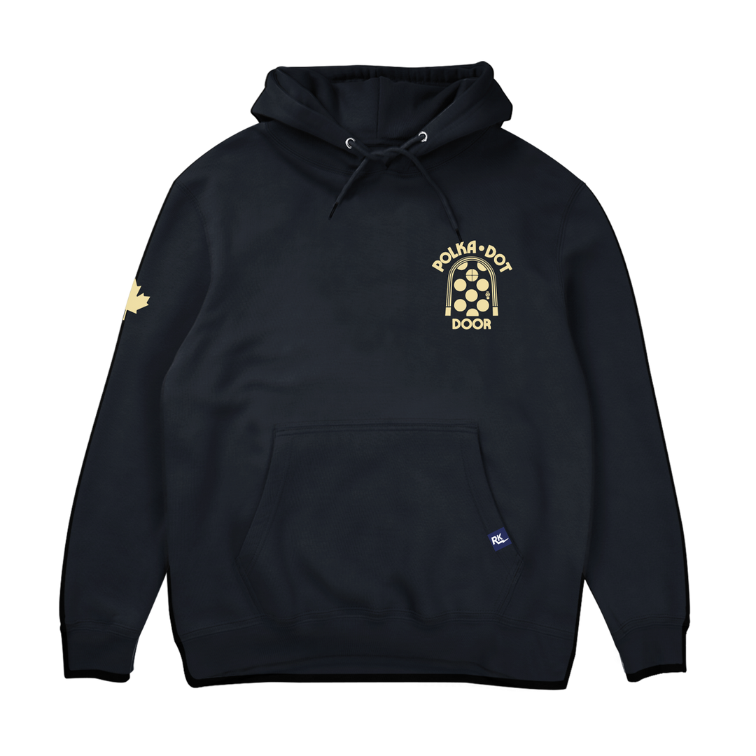 TVO Polka Dot Door Hoodie - Navy