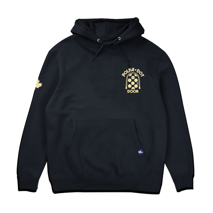 TVO Polka Dot Door Hoodie - Navy