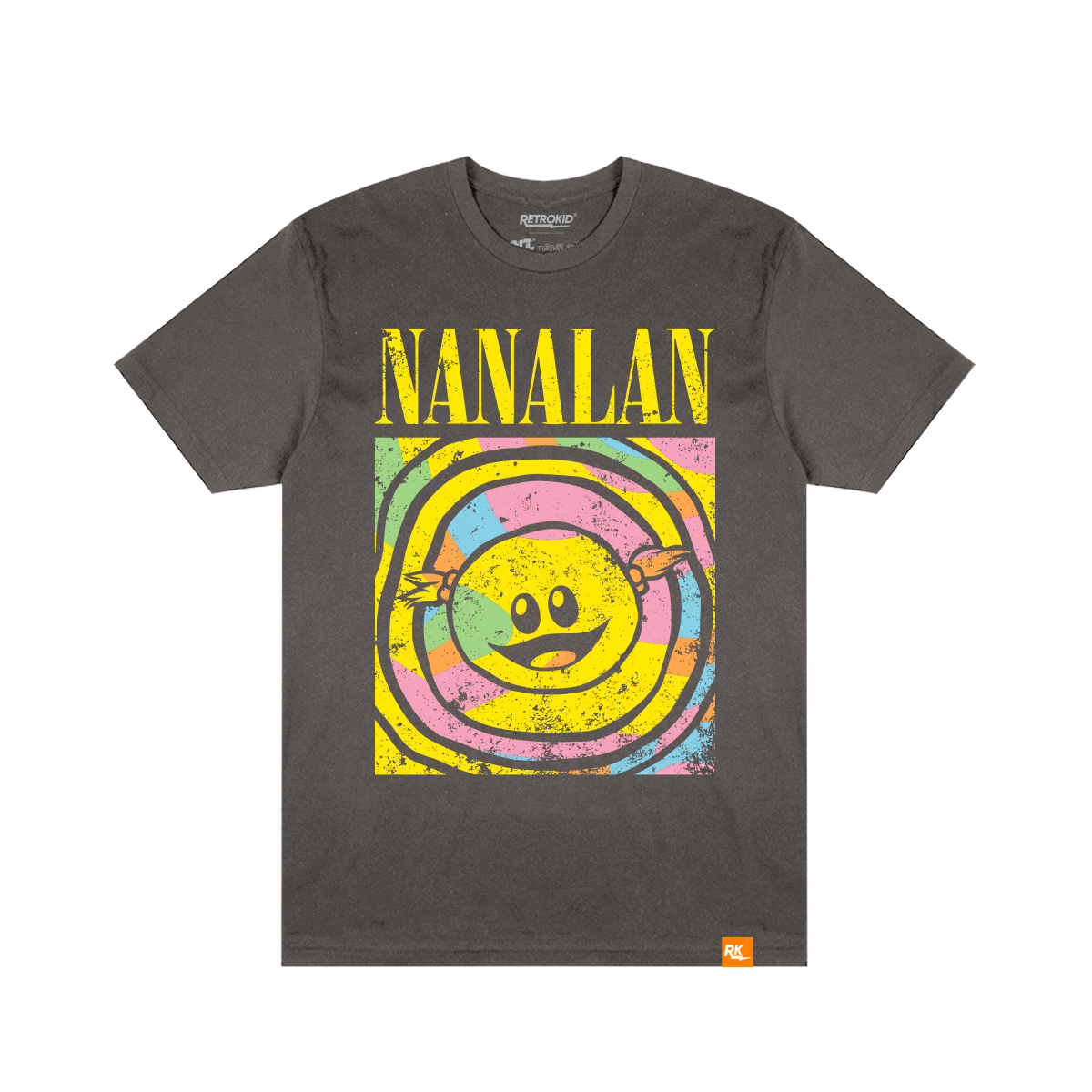 YTV x Nanalan Mona T-Shirt - Vintage Charcoal