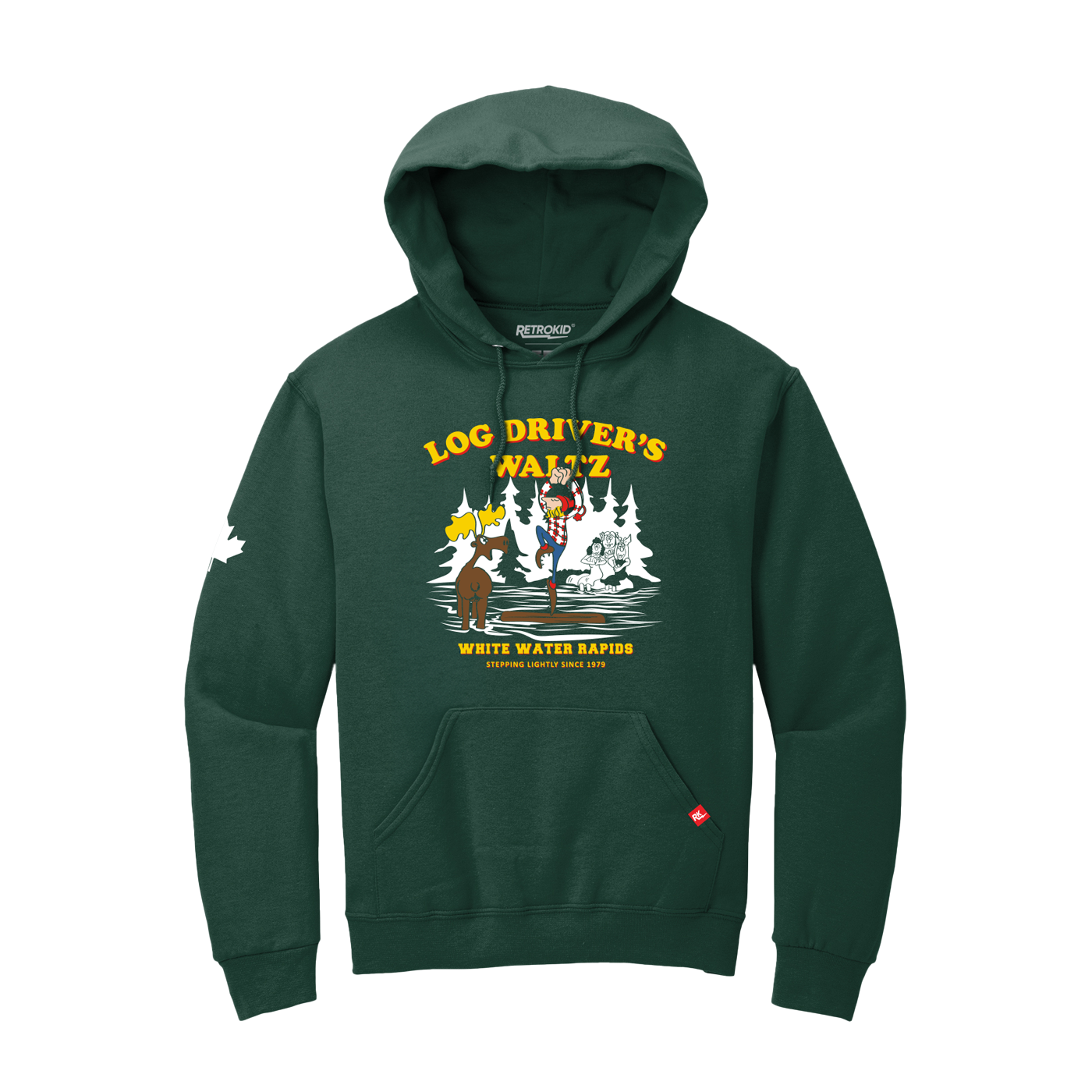 【HOCKEY】THIN ICE HOODIE FOREST GREEN thin-ice-pullover-hoodie-