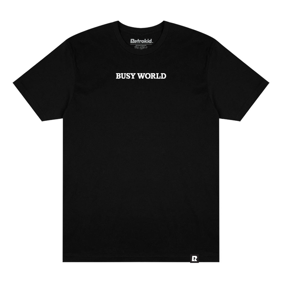 Richard Scarry Busy World T-shirt - Black