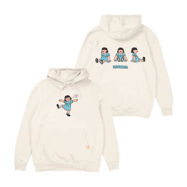 RETROKID x Big Comfy Couch Molly Hoodie Front Back