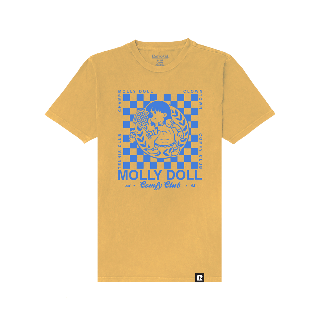 Big Comfy Couch Comfy Club T-shirt - Vintage Mustard