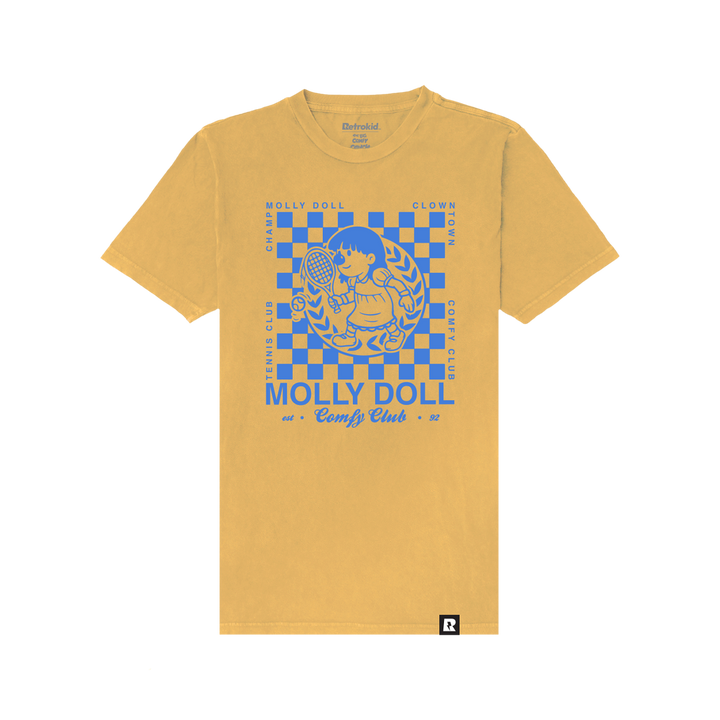 Big Comfy Couch Comfy Club T-shirt - Vintage Mustard