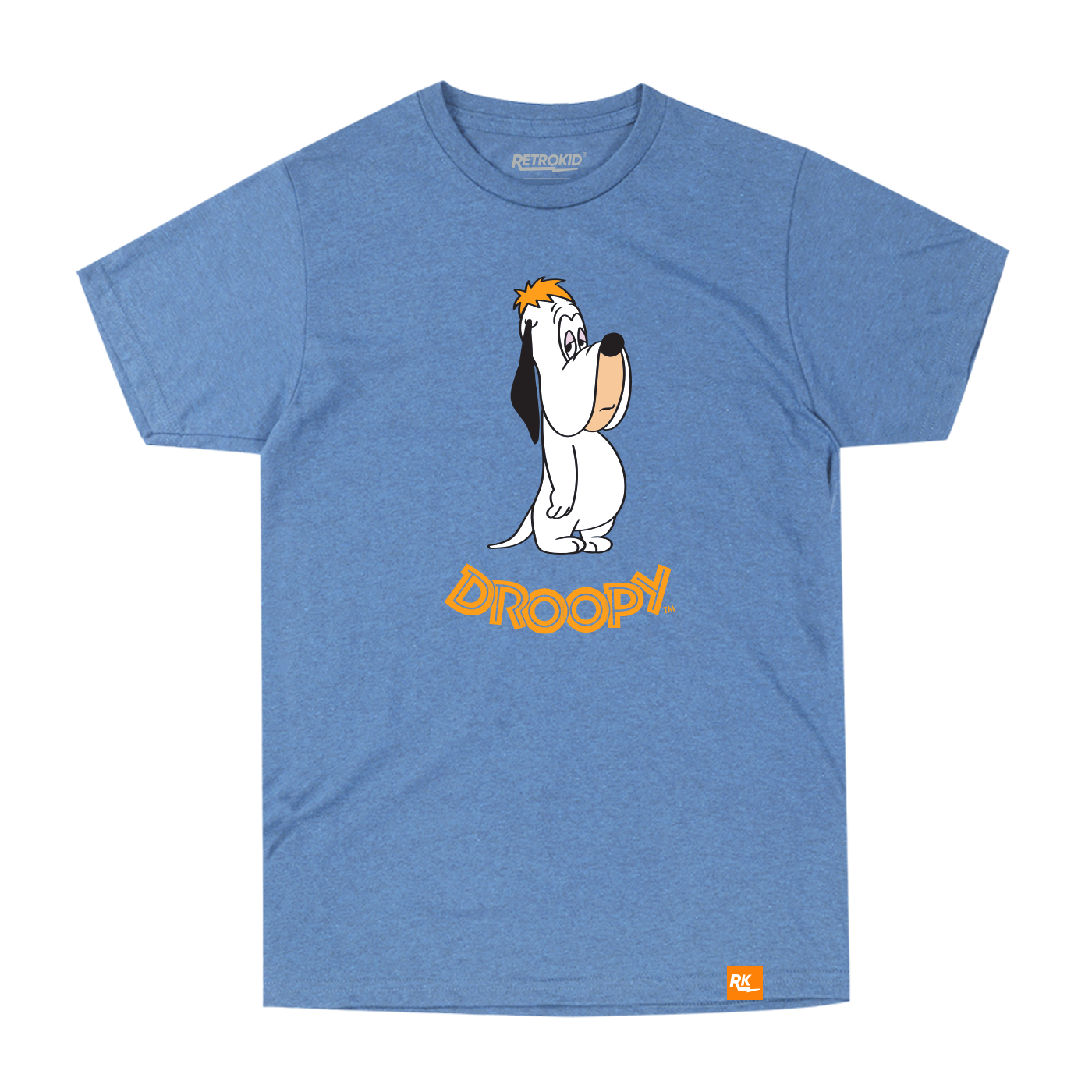 Hanna Barbera Droopy T-shirt - Heather Royal – Retrokid.ca