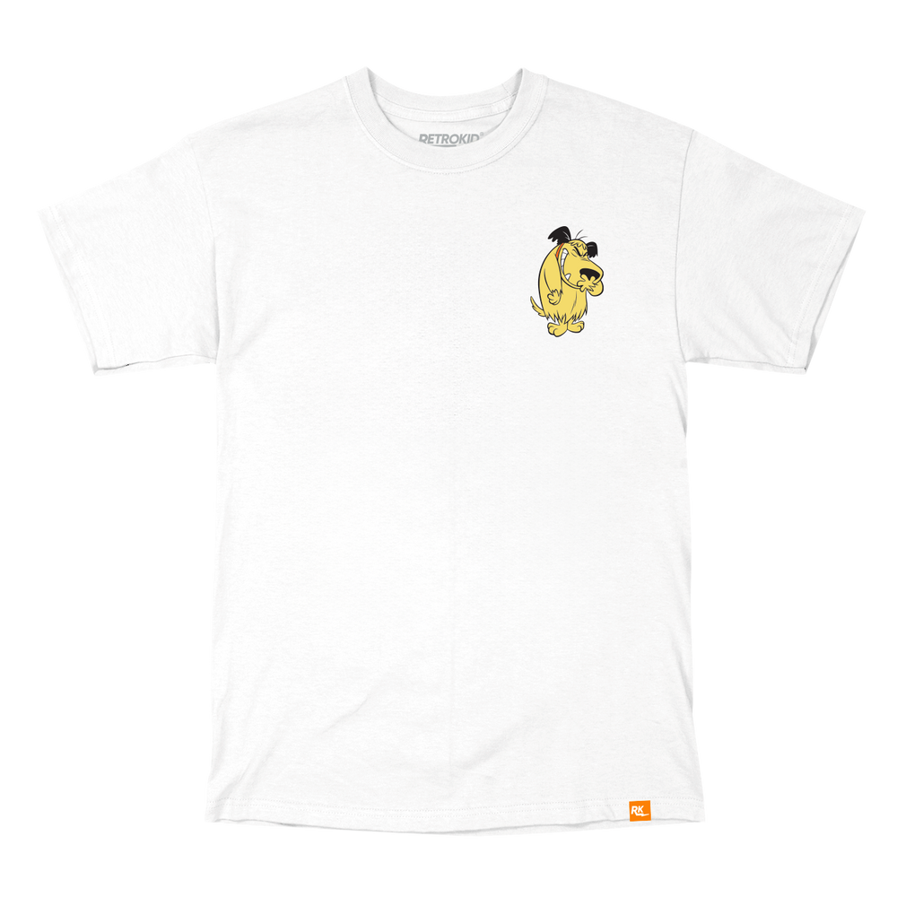 Wacky Races Muttley T-Shirt White Hanna-Barbera Cartoon Mischief