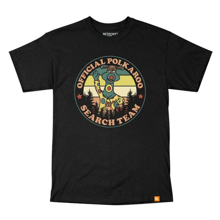 TVO Polkaroo Search Team Tee - Black