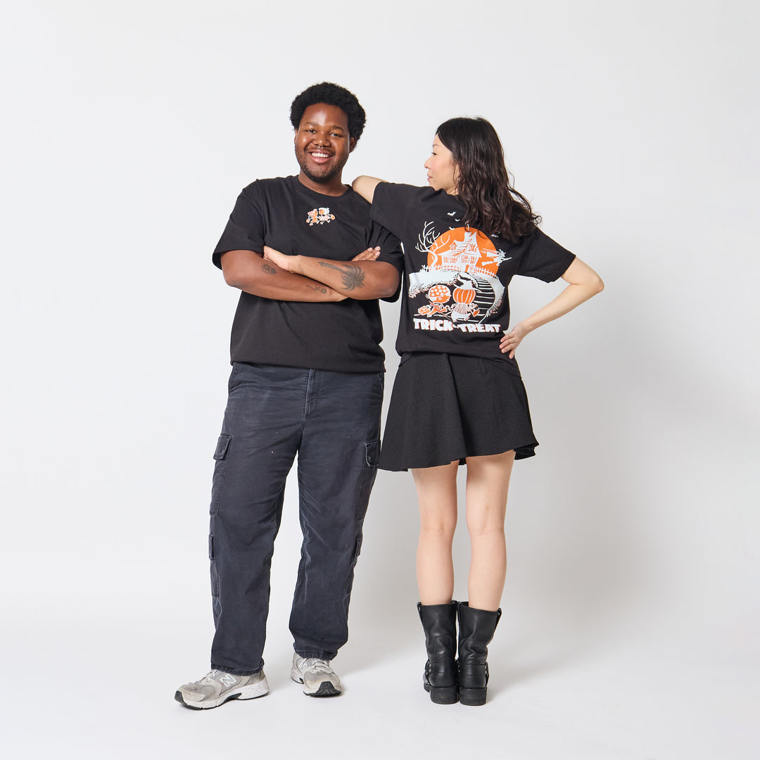 Retrokid Originals Treat Street T-Shirt - Black