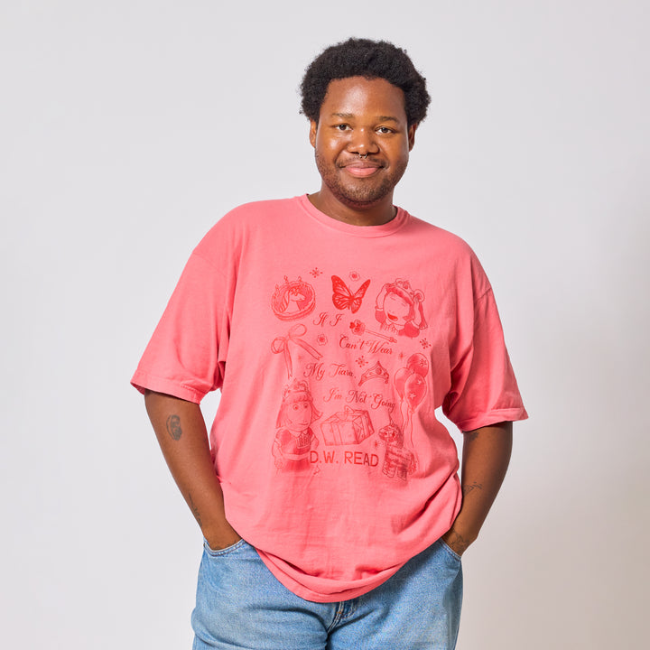 Arthur D.W. Read Not Going T-Shirt - Watermelon