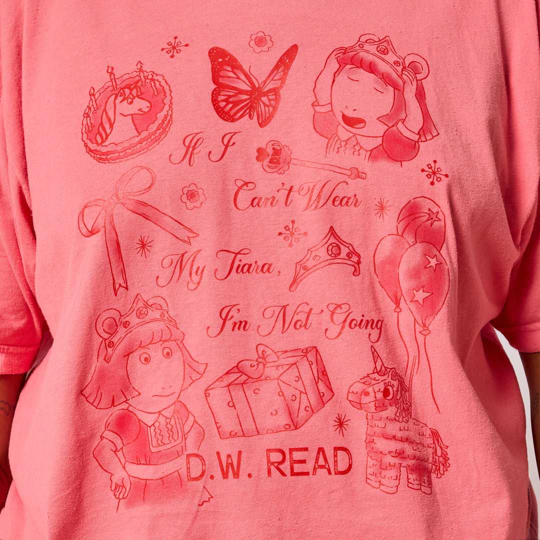 Arthur D.W. Read Not Going T-Shirt - Watermelon