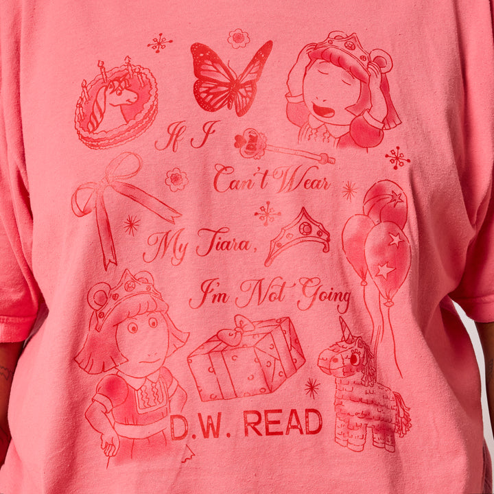 Arthur D.W. Read Not Going T-Shirt - Watermelon