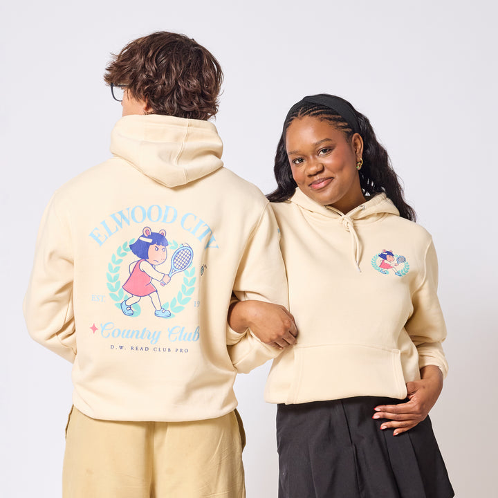 Arthur Elwood City Country Club Hoodie - Ivory