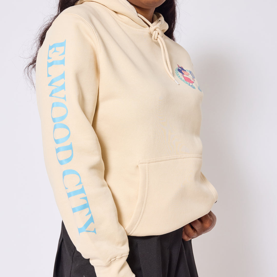 Arthur Elwood City Country Club Hoodie - Ivory
