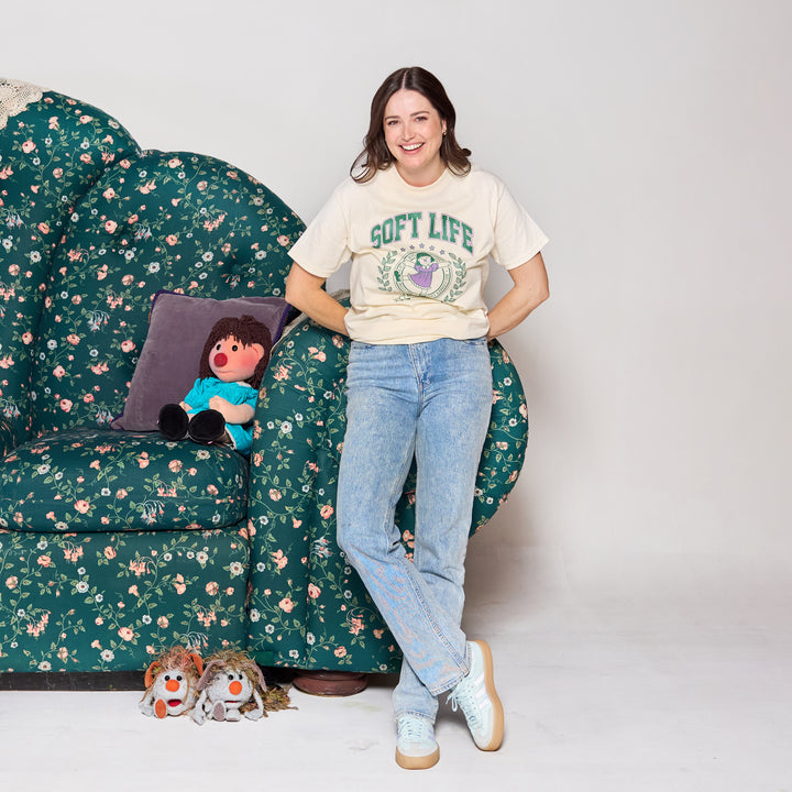 Big Comfy Couch Soft Life T-shirt - Ivory