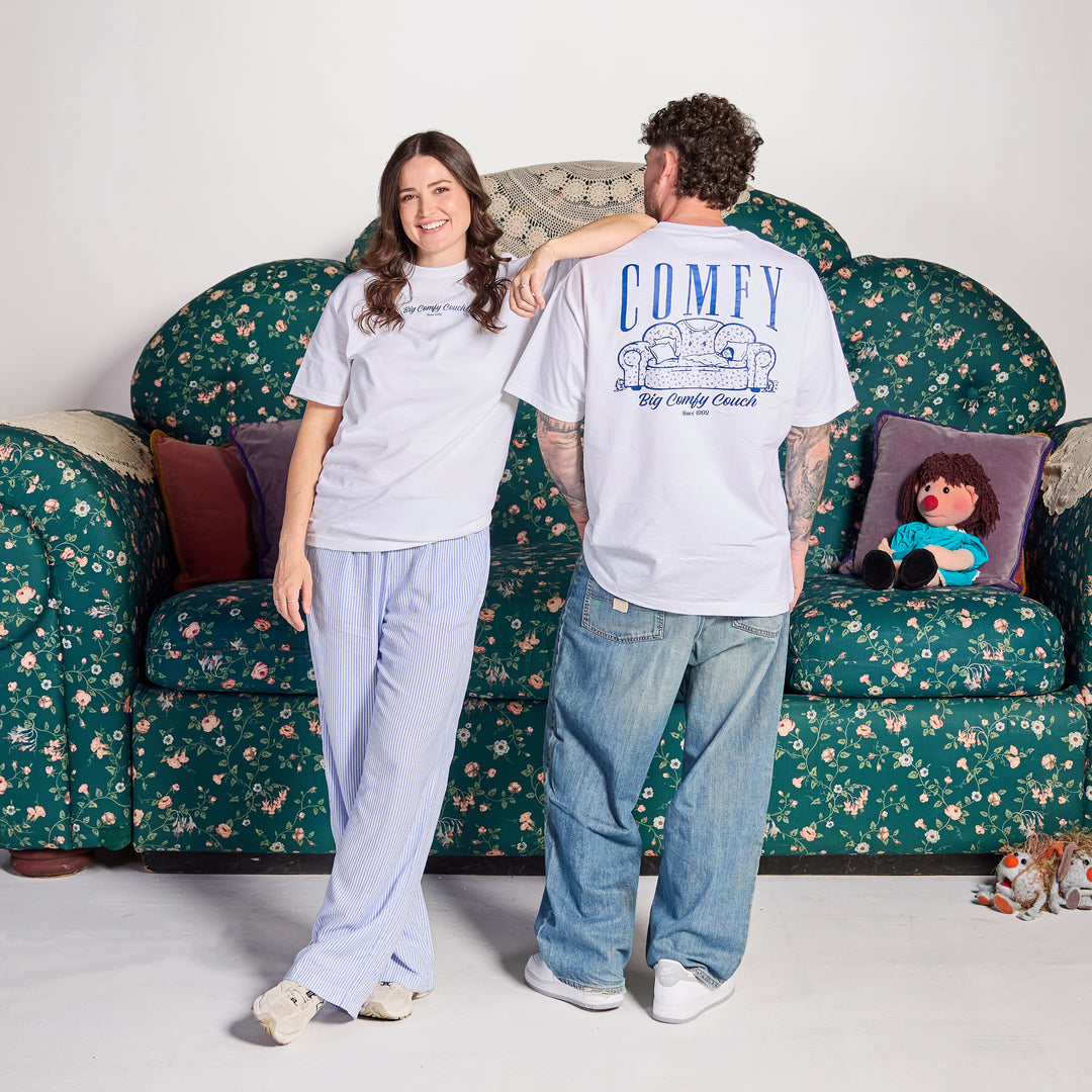 Big Comfy Couch Comfy T-shirt - White