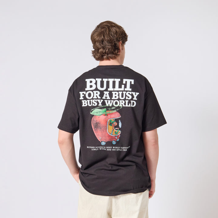 Richard Scarry Busy World T-shirt - Black