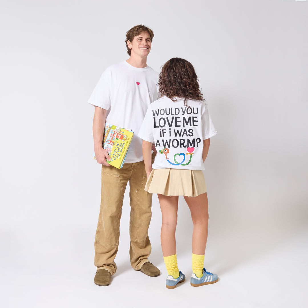 Richard Scarry Love Lowly Worm T-shirt - White