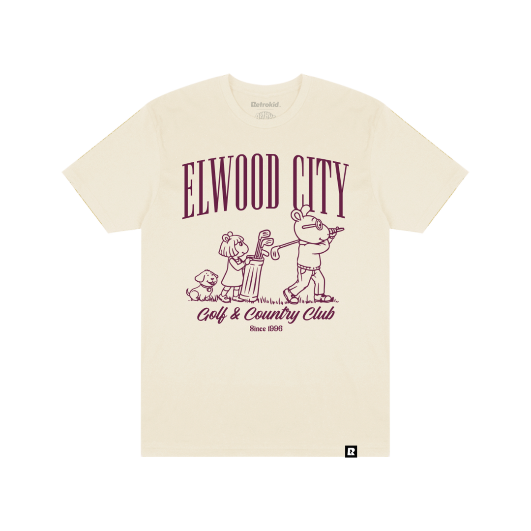 Arthur Elwood City Country Club T-Shirt - Ivory