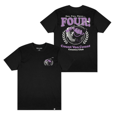 Sesame Street Count-ry Club T-shirt - Black