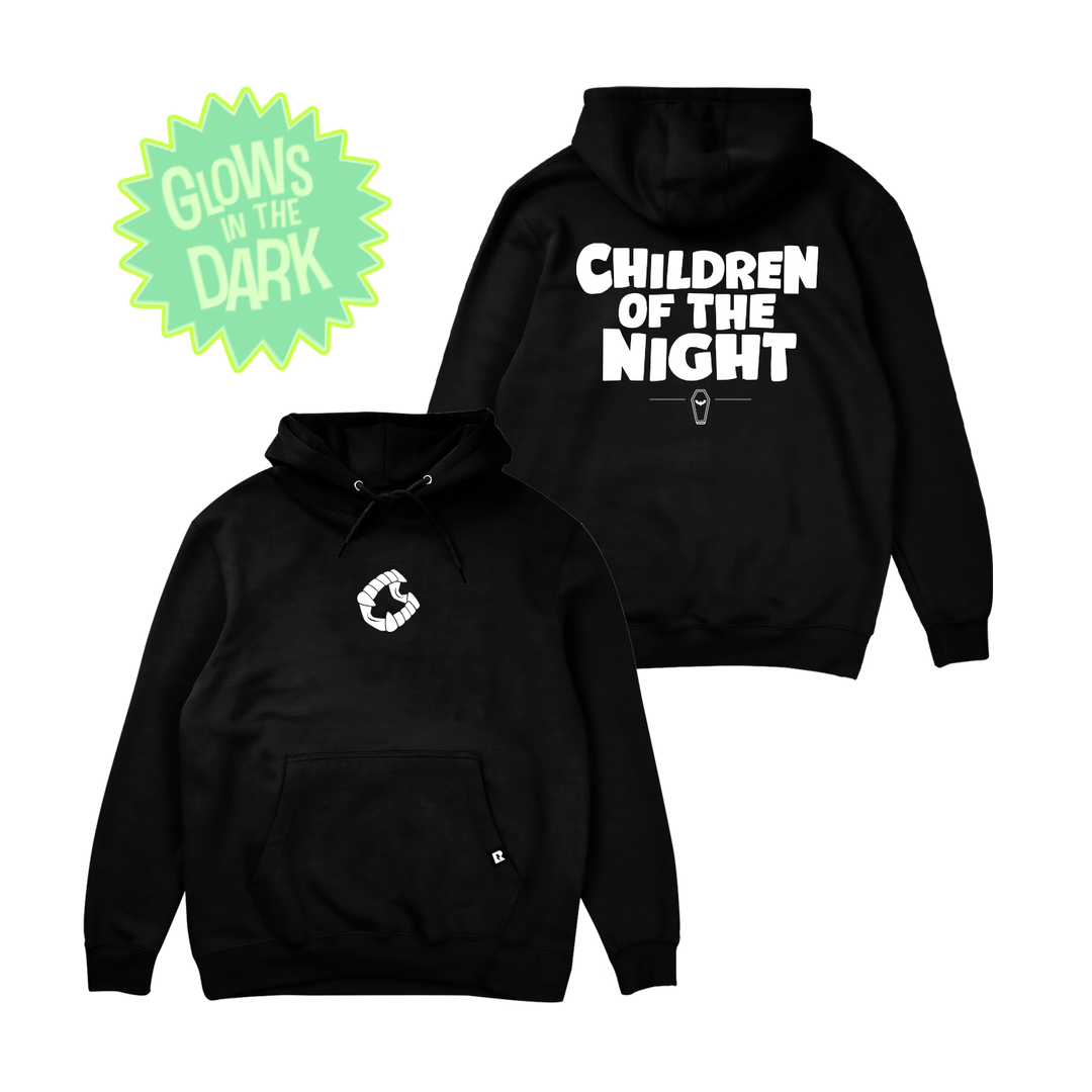 Retrokid Originals Vampire Glow Hoodie - Black