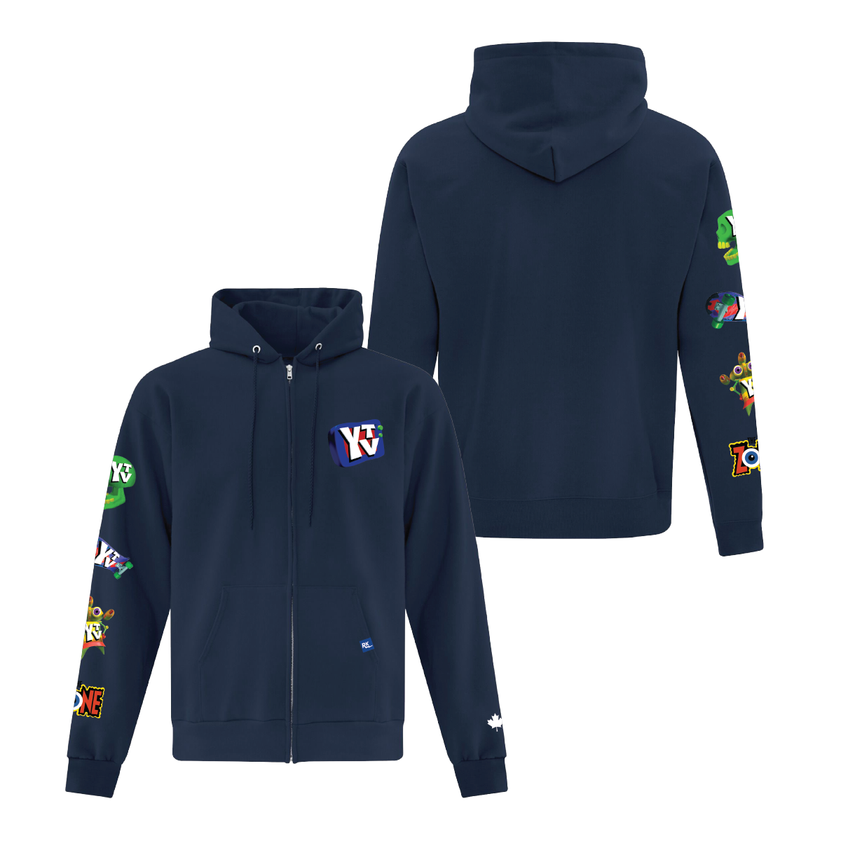 YTV Classic Full-Zip Hoodie - Navy