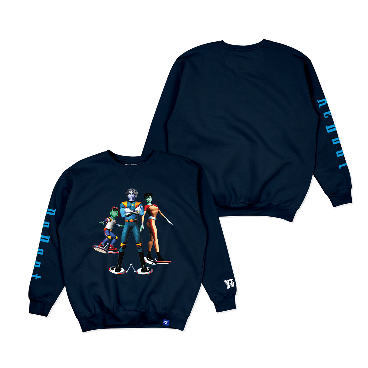 YTV Reboot Guardians Crewneck - Navy