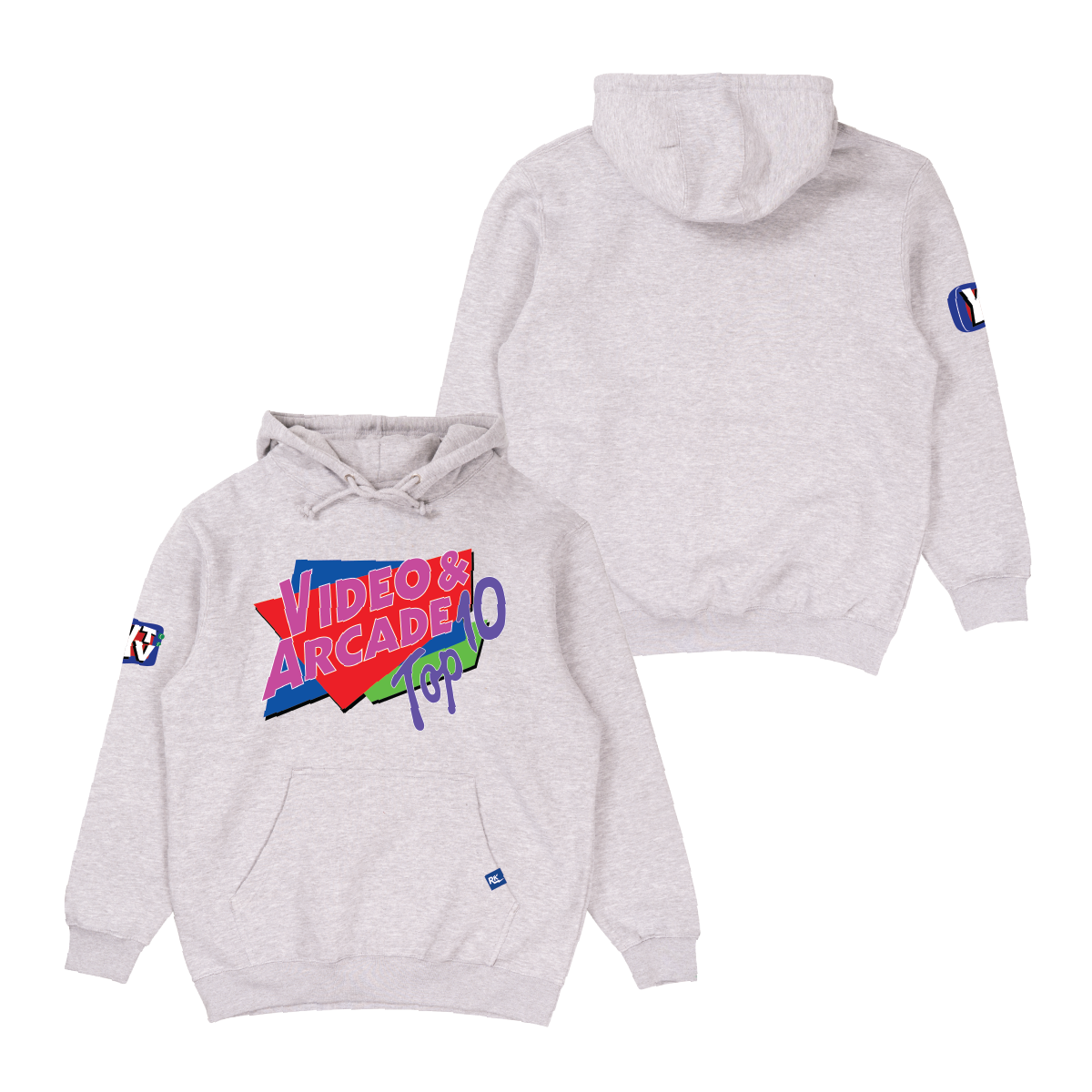 YTV Video & Arcade Top 10 Hoodie - Heather Grey – Retrokid.ca